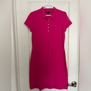 TOMMY HILFIGER button up polo dress size M